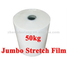 Filme extensível Jumbo de 50 kg de plástico para embalagem de paletes